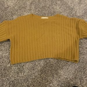 Orange-yellow sweater from treasure and bond